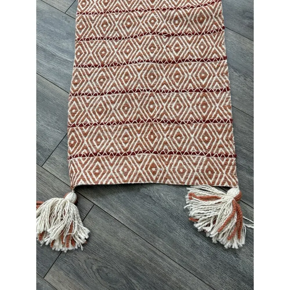 Rachel Ashwell The Farmhouse Table Runner Harvest Orange 16